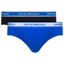 Komplet 2 par slipów Emporio Armani Underwear 111733 9P717 64420. Slipy męskie Emporio Armani Underwear, m, bez wzorów, z elastanu. W wyprzedaży za 109,00 zł.