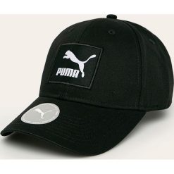 Puma - Czapka. Czarne czapki męskie Puma, bez wzorów, z bawełny. Za 89,90 zł.