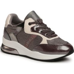 Sneakersy LIU JO - Karlie 159 4F0787 EX013 Steel S1034. Szare półbuty damskie Liu Jo, ze skóry ekologicznej. Za 629,00 zł.