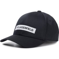 Czapka z daszkiem KARL LAGERFELD - 805616 592123 Black 990. Czarne czapki męskie KARL LAGERFELD, bez wzorów, z bawełny. Za 229,00 zł.