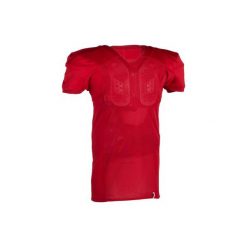 Koszulka futbol amerykański krótki rękaw AF 550. Czerwone t-shirty męskie marki KIPSTA, l, z materiału. Za 74,99 zł.