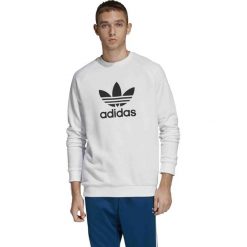 MĘSKA BLUZA ADIDAS ORIGINALS TREFOIL CREW (XL). Bluzy męskie Adidas, xl, bez wzorów, z bawełny, bez kołnierzyka, bez rękawów, bez kaptura. W wyprzedaży za 179,99 zł.