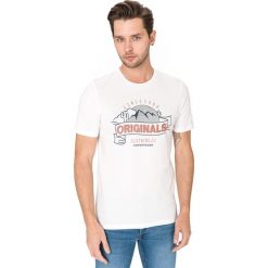 Jack & Jones Hayes Koszulka Biały. Białe podkoszulki męskie Jack & Jones, s, z nadrukiem, z bawełny, z krótkim rękawem. Za 78,95 zł.