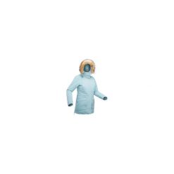 Kurtka SH500 Ultra-Warm Parka damska. Szare kurtki damskie QUECHUA, na zimę, xl, bez wzorów, z poliesteru, długie, bez kaptura. Za 449,99 zł.
