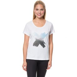 T-shirty damskie: Koszulka „Poised” w kolorze białym