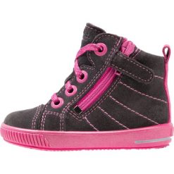 Superfit MOPPY Tenisówki i Trampki wysokie stone. Szare trampki dziewczęce Superfit, z materiału. W wyprzedaży za 201,75 zł.