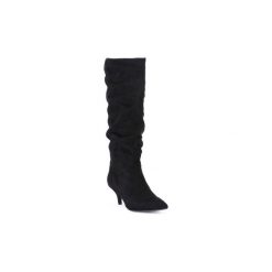 Kozaki i kalosze Café Noir CAFE NOIR STIVALE MICROFIBRA. Czarne buty zimowe damskie Café Noir. Za 531,76 zł.