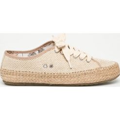 Emu Australia - Espadryle Agonis Weave. Brązowe espadryle damskie EMU Australia, bez wzorów, z gumy, bez obcasa. W wyprzedaży za 239,90 zł.