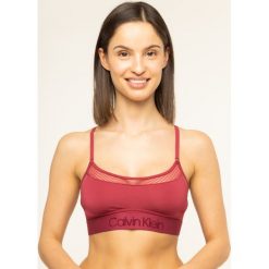 Biustonosz top Calvin Klein Underwear 000QF5465E. Czerwone topy damskie Calvin Klein Underwear, xs, bez wzorów, bez kołnierzyka. W wyprzedaży za 109,00 zł.