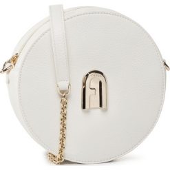 Torebka FURLA - Sleek BARWABR-HSF000-01B00-1-007-20-RO-B Talco h. Białe listonoszki damskie Furla, na co dzień, bez wzorów, ze skóry, eleganckie, bez dodatków. Za 1149,00 zł.