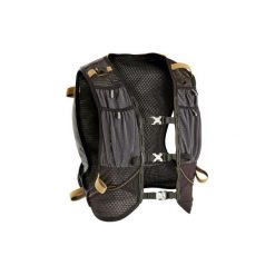 Plecak Do Biegania Trail 10 L Czarno-Brązowy. Czarne plecaki męskie EVADICT, bez wzorów, z elastanu. Za 129,99 zł.