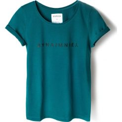 Bluzki, topy, tuniki: T-shirt szmaragdowy BYNAJMNIEJ.