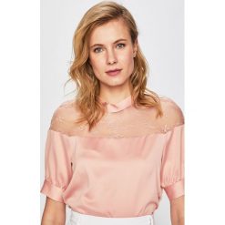 Silvian Heach - Top. Różowe bluzki z odkrytymi ramionami marki Silvian Heach, s, z elastanu, z włoskim kołnierzykiem. Za 319,90 zł.