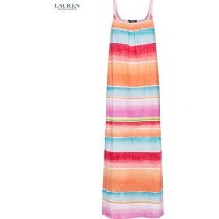 Koszula nocna Lauren Ralph Lauren ILN01578. Szare koszule nocne damskie LAUREN by Ralph Lauren, bez wzorów, bez rękawów. Za 235,00 zł.