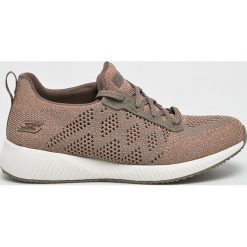 Skechers - Buty. Szare buty sportowe damskie Skechers, z materiału. W wyprzedaży za 179,90 zł.