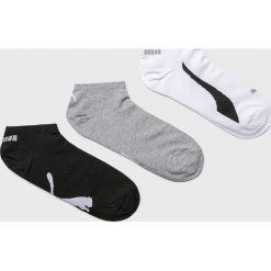 Puma - Skarpety (3-pack). Białe skarpetki męskie marki Puma, z elastanu. Za 49,90 zł.
