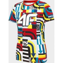 T-shirt chłopięcy (122-164) JTSM206 - multikolor. T-shirty chłopięce 4F JUNIOR, bez wzorów, z bawełny, bez rękawów. Za 39,99 zł.