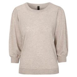 Soyaconcept Sweter z cienkiej dzianiny Giselle Beżowo-różowy female beżowy/różowy XXL (46). Różowe swetry damskie Soyaconcept, s, bez wzorów, z dzianiny, eleganckie, bez rękawów, bez kaptura. Za 229,00 zł.