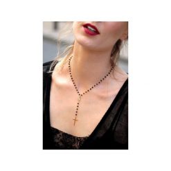 Naszyjnik Spinel złoto różaniec. Czarne naszyjniki damskie Brazi druse jewelry, na co dzień, srebrne. Za 270,00 zł.