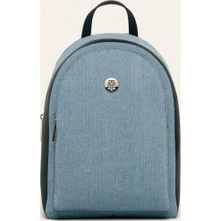 Tommy Hilfiger - Plecak. Niebieskie plecaki damskie TOMMY HILFIGER, bez wzorów, z bawełny. Za 649,90 zł.
