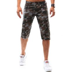 Spodenki i szorty męskie: Spodenki męskie camo szare (sx0533)