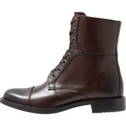 Ecco SHAPE Botki sznurowane brown. Czarne botki damskie skórzane marki ecco, na płaskiej podeszwie. Za 759,00 zł.
