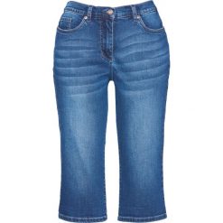 Bermudy ze stretchem bonprix niebieski "stone”. Niebieskie jeansy damskie bonprix. Za 99,99 zł.