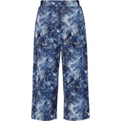 Cellbes Wzorzyste spodnie typu culotte z dżerseju niebieski we wzory female niebieski/ze wzorem 50/52. Niebieskie spodnie damskie Cellbes, z gumy. Za 129,00 zł.