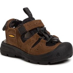 Sandały KEEN - Balboa Exp 1023377 Bison/Black. Pomarańczowe sandały chłopięce Keen, ze skóry, bez zapięcia. Za 279,00 zł.