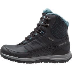 Salomon KAÏNA MID GTX Śniegowce phantom/black/hydro. Czarne buty sportowe damskie marki Salomon, bez wzorów, z gumy, sportowe. Za 699,00 zł.