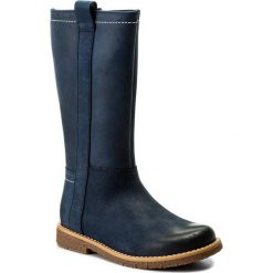 Kozaki dziewczęce: Kozaki CLARKS – Tildygrace Inf 261286696 Navy Leather