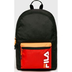 Fila - Plecak. Czarne plecaki męskie Fila, z nadrukiem, z poliesteru. W wyprzedaży za 99,90 zł.