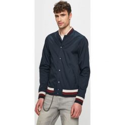 Premium by Jack&Jones - Kurtka bomber. Niebieskie płaszcze męskie Premium by Jack&Jones, xl, bez wzorów, z bawełny, krótkie, bez kaptura. W wyprzedaży za 199,90 zł.