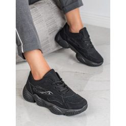 CZARNE SNEAKERSY DAMSKIE. Czarne sneakersy damskie SHELOVET. Za 59,90 zł.