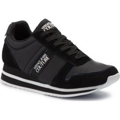 Sneakersy VERSACE JEANS COUTURE - E0VUBSA1 71172 M60. Czarne półbuty damskie Versace Jeans Couture, z jeansu. Za 569,00 zł.