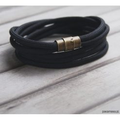 Męska bransoletka : hello sailor : black M. Czarne bransoletki męskie Pakamera. Za 77,00 zł.