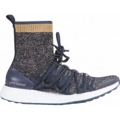 Buty ADIDAS BY STELLA McCARTNEY ULTRABOOST X Granatowy|Złoty. Niebieskie buty sportowe damskie marki adidas by Stella McCartney, bez wzorów, z dzianiny, sportowe, do biegania. W wyprzedaży za 660,00 zł.