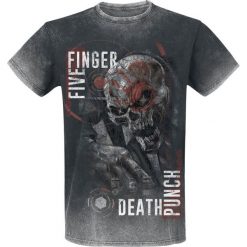 Five Finger Death Punch And Justice For None T-Shirt czarny/efekt zużycia. Czarne t-shirty męskie Five Finger Death Punch, xl, bez wzorów, bez kołnierzyka. Za 134,90 zł.