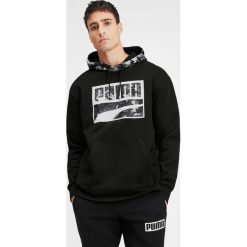 Puma Rebel Camo Bluza Czarny. Czarne bluzy męskie Puma, l, z nadrukiem, z bawełny, bez kołnierzyka, bez rękawów, bez kaptura. Za 274,95 zł.