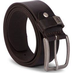 Pasek Męski LEE - Small Logo Belt LA035324 85 Dark Brown. Pomarańczowe paski męskie Lee, w paski, ze skóry. Za 129,00 zł.