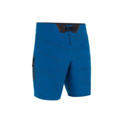 Spodenki surfing standardowe BS 900S EMBOSSED. Niebieskie koszulki męskie OLAIAN, s, bez wzorów, z elastanu, klasyczne, na fitness i siłownię. Za 99,99 zł.