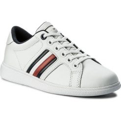 Półbuty męskie: Półbuty TOMMY HILFIGER – Danny Jr 2A FB0FB00073 White 100