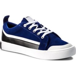 Trampki CALVIN KLEIN JEANS - Dino S1760 Ocean/White/Black. Niebieskie półbuty męskie Calvin Klein Jeans, bez wzorów, z jeansu, bez zapięcia. W wyprzedaży za 339,00 zł.