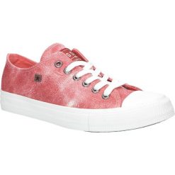 Trampki big star y274656. Czerwone trampki i tenisówki damskie BIG STAR, bez wzorów, z materiału, bez zapięcia. Za 129,99 zł.