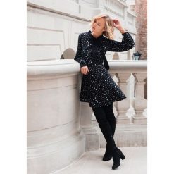 Czarna Sukienka Sky Of Stars. Czarne sukienki damskie other, na imprezę, s, bez wzorów, bez kołnierzyka, bez rękawów, mini, rozkloszowane. Za 89,99 zł.