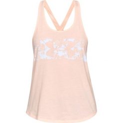 Under Armour Podkoszulek Beżowy. Brązowe podkoszulki damskie Under Armour, m, z nadrukiem, z bawełny, bez rękawów. Za 119,95 zł.