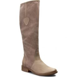 Buty zimowe damskie: Kozaki ROBERTO – 525 Cappucino