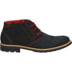 Botki męskie - 09M0103 NA BL. Czarne botki męskie marki Venezia, z gumy. Za 179,00 zł.