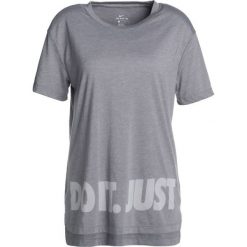Nike Performance DRY Tshirt z nadrukiem atmosphere grey/gunsmoke/heather. Czerwone topy sportowe damskie marki Nike Performance, l, z elastanu, z długim rękawem. Za 129,00 zł.