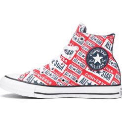 Converse Chuck Taylor All Star Hi Tenisówki Czerwony. Czerwone trampki męskie Converse, bez wzorów, z materiału, retro, bez zapięcia. Za 343,95 zł.